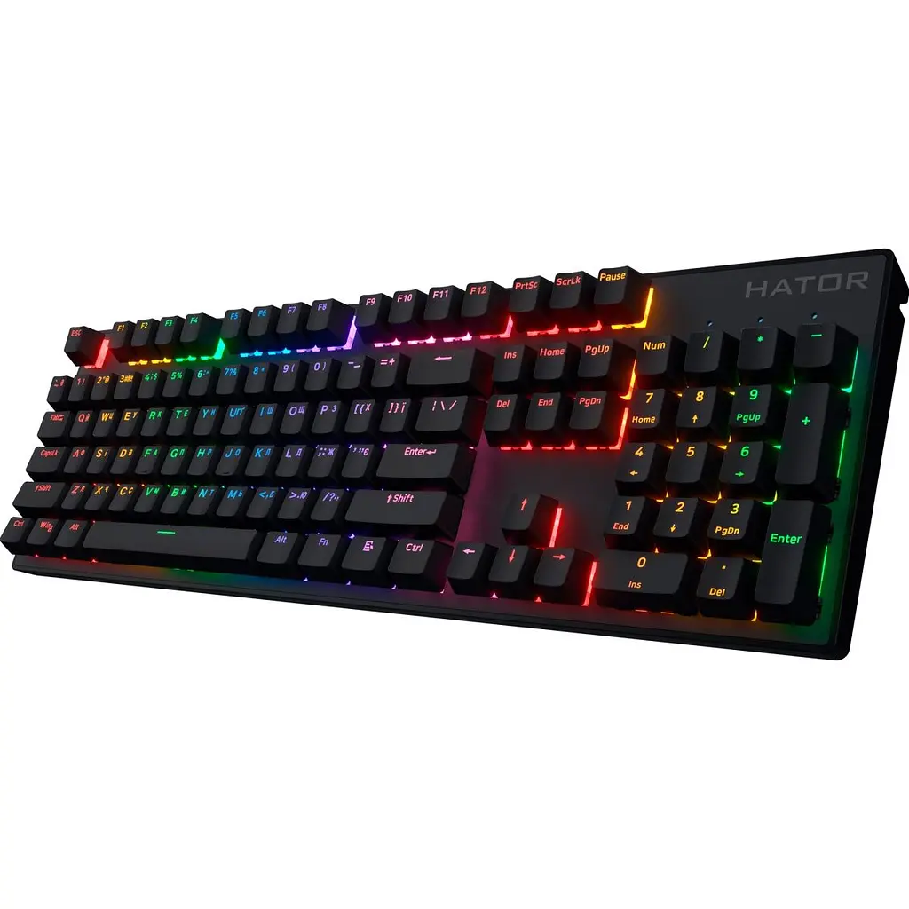 Клавіатура Hator Icefall Mecha Wireless Rainbow Black HTK204UA [133362] - фото 3