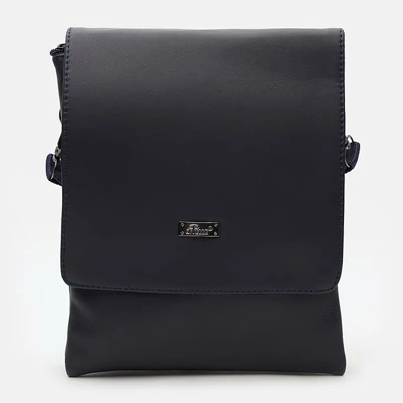 Чоловіча сумка Ricco Grande T1tr0020n-navy 24х19х6 см Синій - фото 2