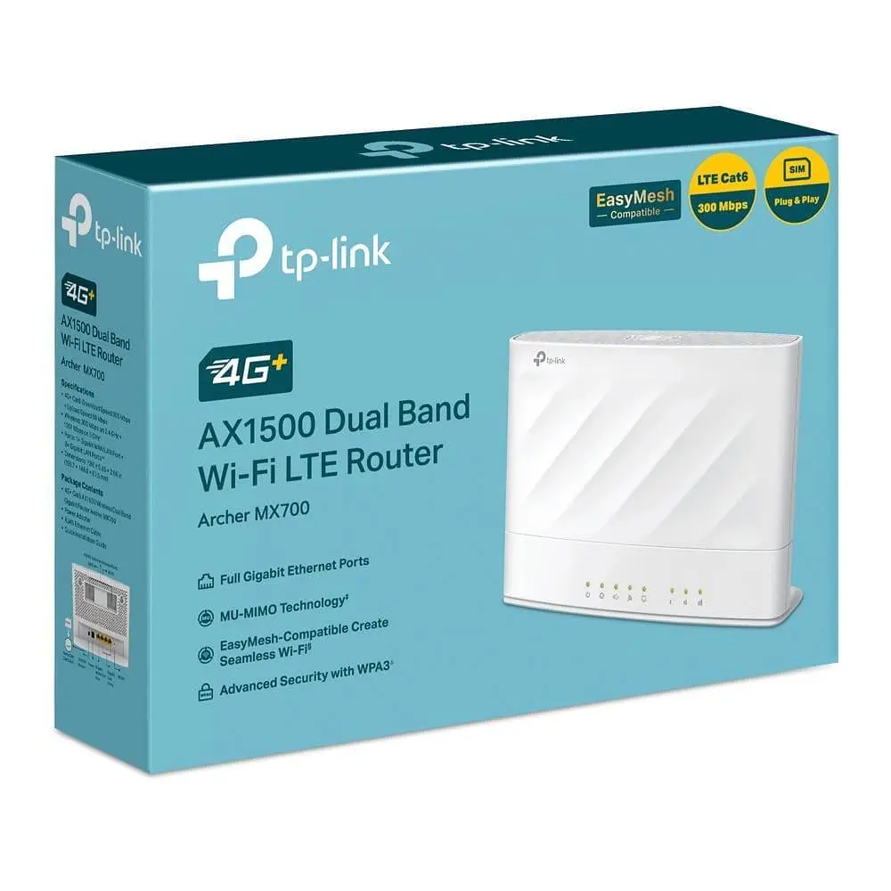 Роутер TP-Link Wi-Fi 4G+ LTE (ARCHER MX700) - фото 5