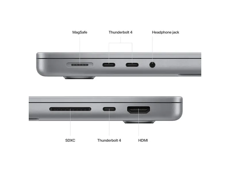 Ноутбук Apple MacBook Pro 14 Space Gray 2023 (MPHE3) - фото 6