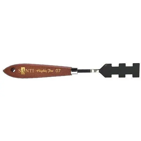 Мастихін прямокутний металевий, 6,3 см HP-19 Santi