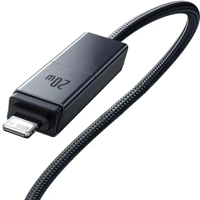 Дата кабель Baseus Versatile Two-for-Two USB/Type-C to Type-C/Lightning 60W (2m) (P10383000) Cluster Black - фото 5
