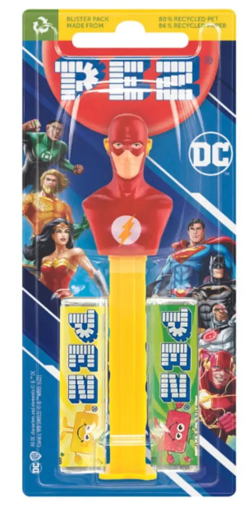Диспенсер із цукерками Pez DC Super Heroes Collection Флеш 17г - фото 2