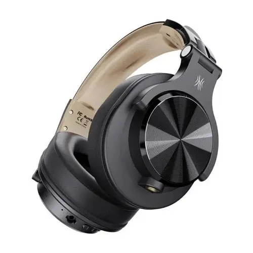 Навушники бездротові Fusion A70, Black/Gold, Bluetooth, Mini jack 6.3 мм OneOdio teh0027978 - фото 2