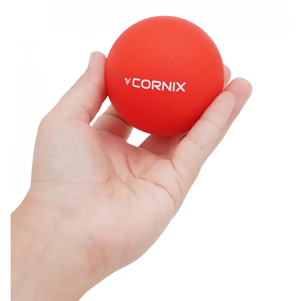 Масажний м'яч Cornix Lacrosse Ball 6.3 см XR-0117 Red - фото 2