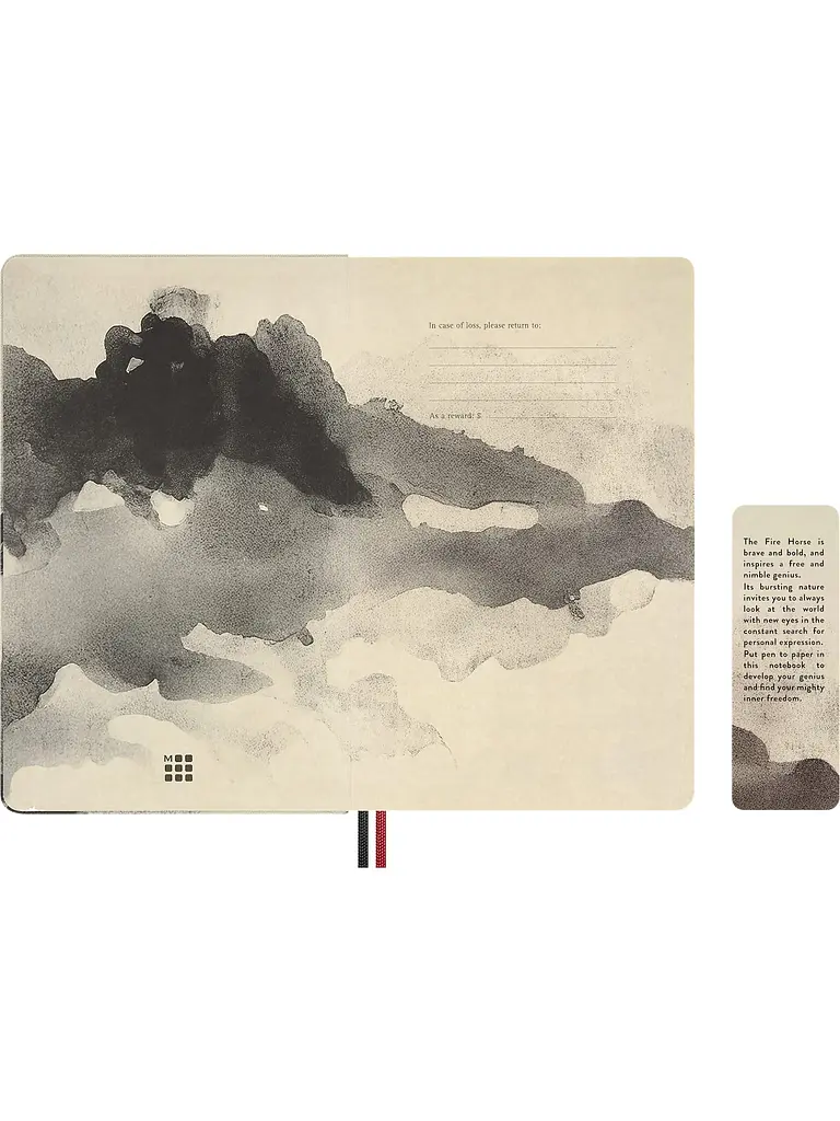 Записник Moleskine Year of the Horse середній, Лінійка Сірий (LECNYHRSQP060A) - фото 3