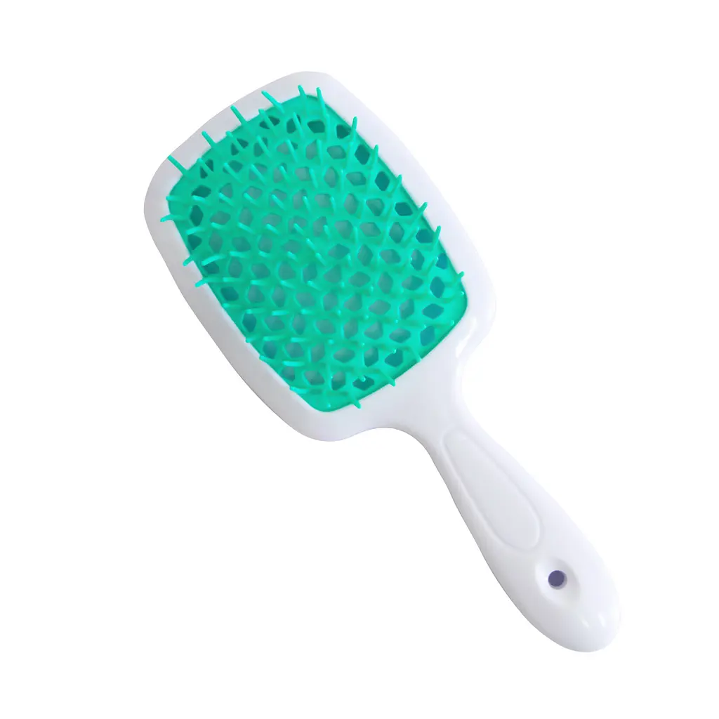 Массажная щітка для волосся Superbrush м'ятна продувна гребінець для волосся - фото 3