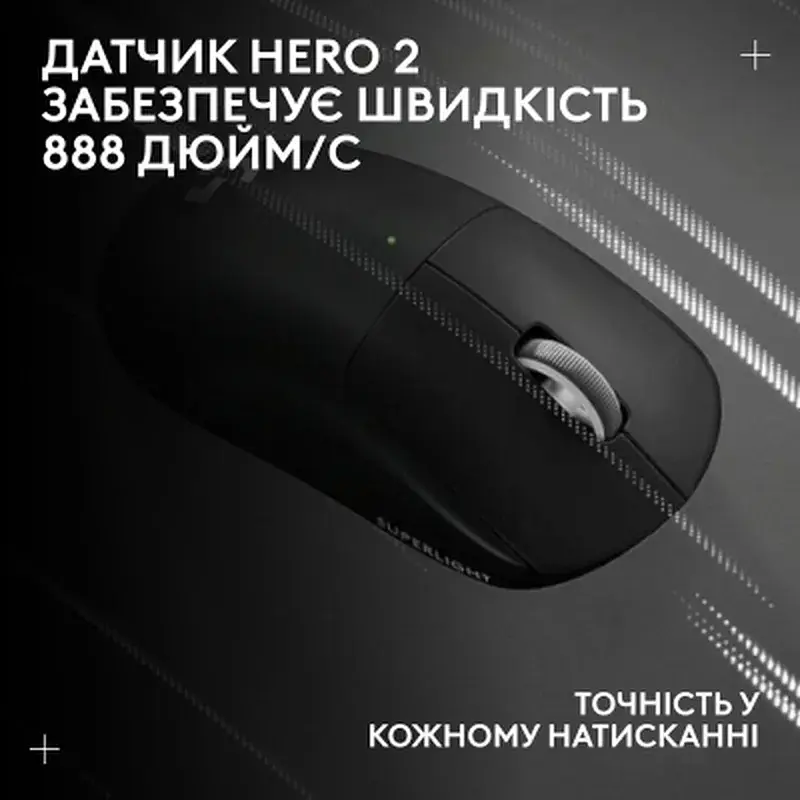 Мишка Logitech G Pro X Superlight 2 Lightspeed Wireless Black (910-006630) - фото 12