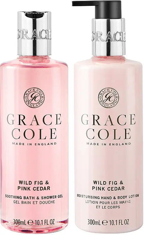  Набір для тіла Grace Cole Wild Fig & Pink Cedar Duo 300 мл / 300 мл - фото 2