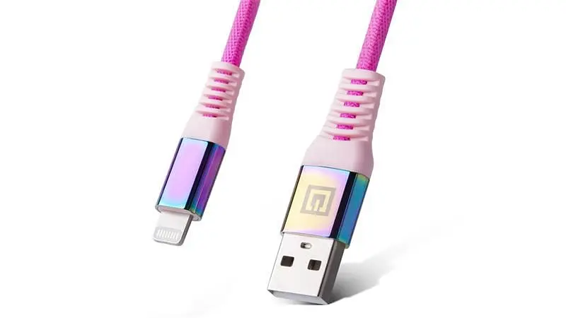 Кабель REAL-EL USB - Lightning (M/M), 1 м, Rainbow (EL123500051) - фото 6
