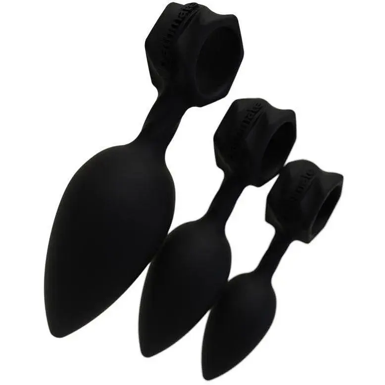 Набор анальных пробок Bathmate Anal Training Plugs диаметр 2.5 см 3.1 см 3.8 см - фото 7