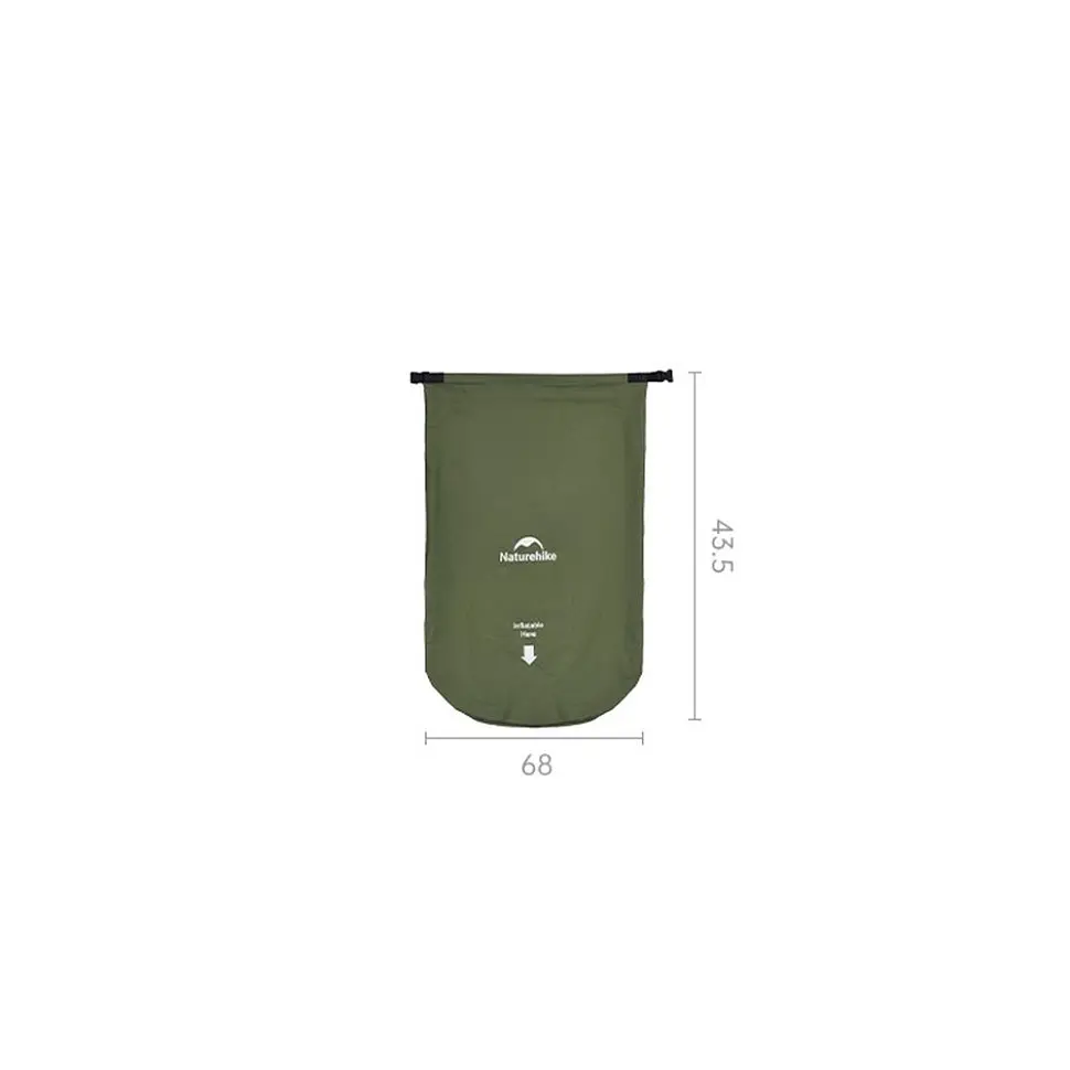 Матрас двухместный Naturehike CNK2550WS019 (65 мм) с мешком для надувания Зеленый - фото 8