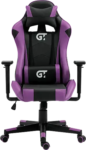 Геймерське дитяче крісло GT Racer чорне з фіолетовим (X-5934-B Kids Black/Violet) - фото 3