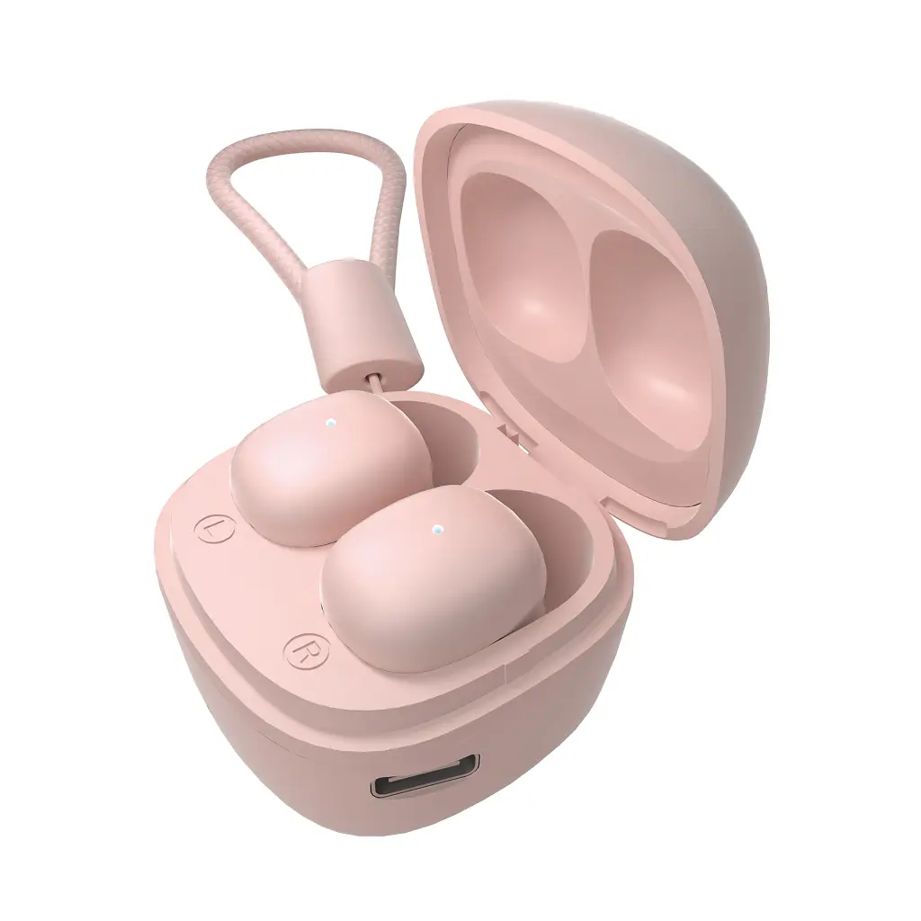 Навушники Ergo BS-530 Twins Nano 2 Pink (BS-530P) - фото 3