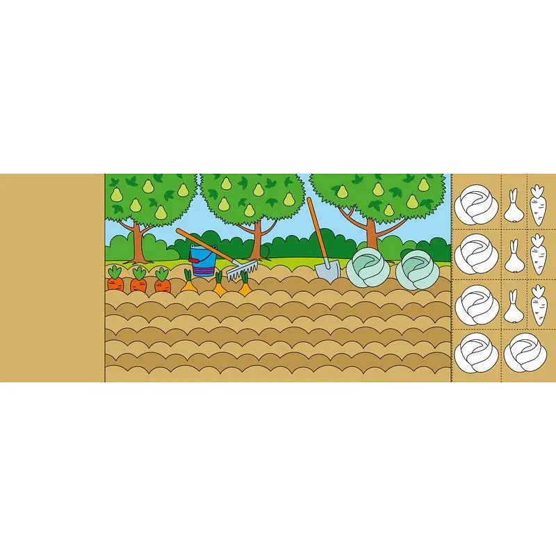 Детская книжечка-раскраска "Кто пасется на лугу?" Ранок 1364006 - фото 2