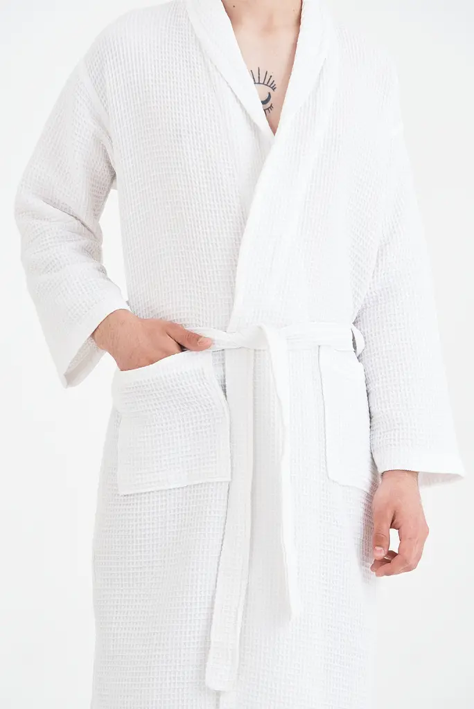 Халат Lotus Home - Waffle white 2XL - фото 5