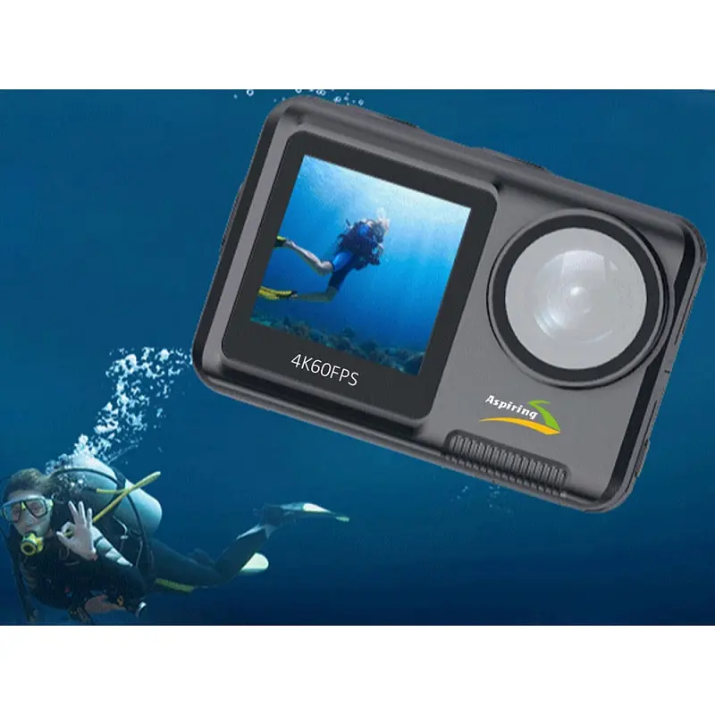 Экшн-камера Aspiring Repeat 4 Ultra HD 4K Dual Screen - фото 5