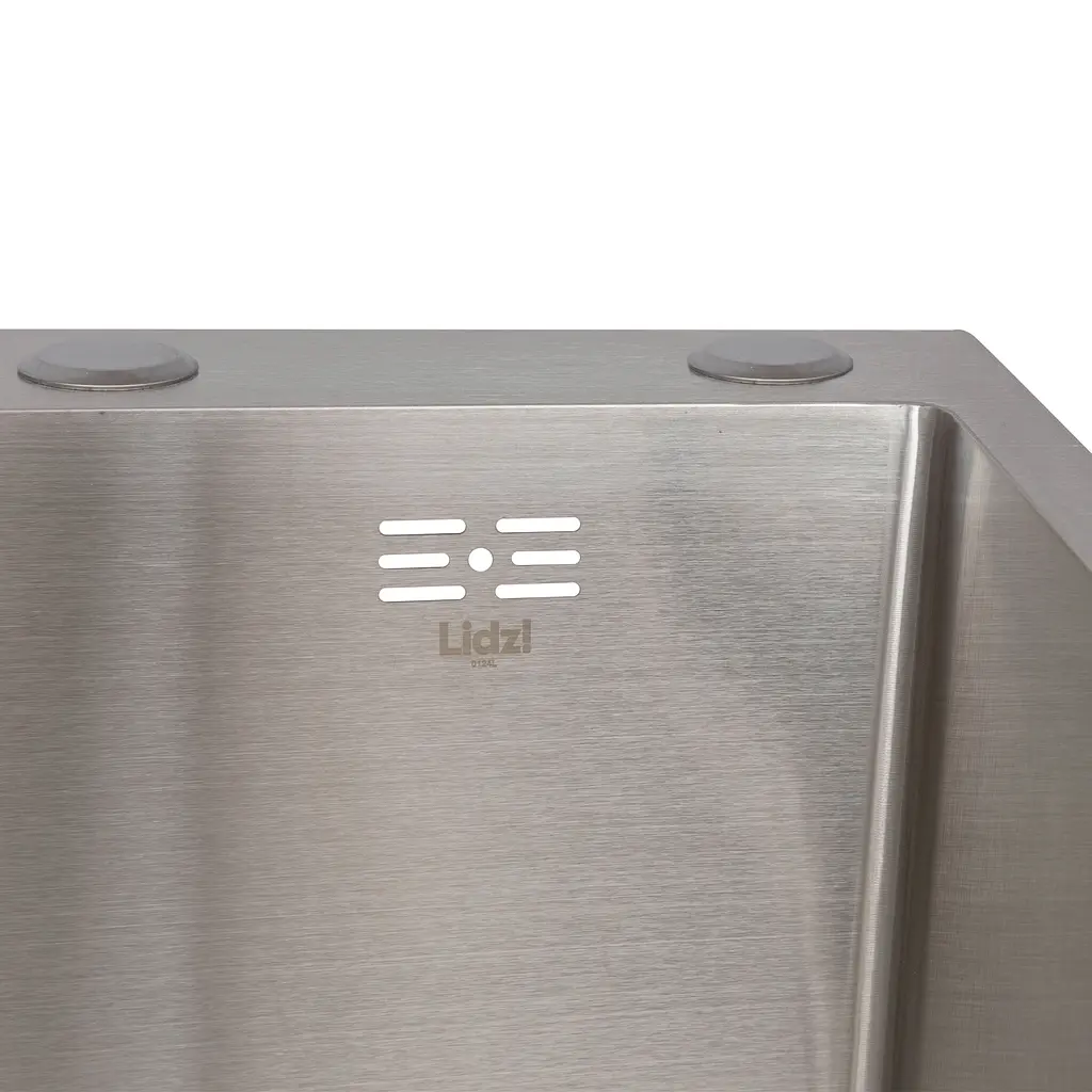 Кухонна мийка інтегрована Lidz Handmade H6350L крило ліворуч (LDH6350BRUL45588) Brushed Steel 3,0/1,0 мм, Нержавіюча сталь - фото 4