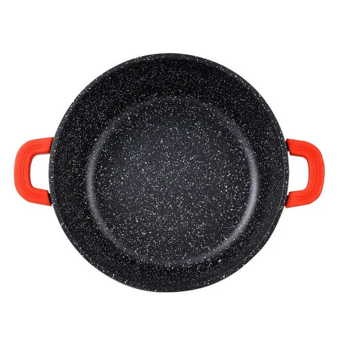 Каструля з кришкою Bergner Chroma 24 см 5 л (BG-30115-BK) - фото 2