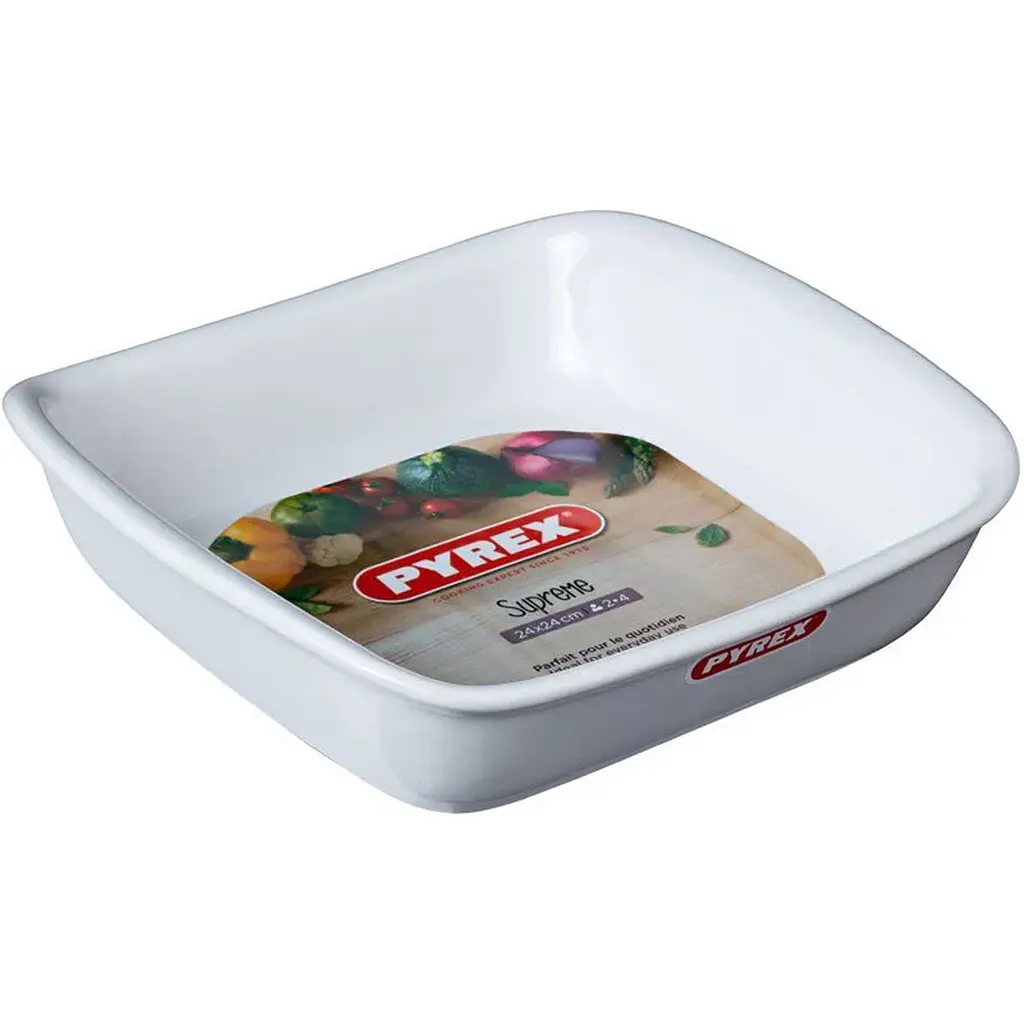 Форма для запекания Pyrex Supreme White 24х24 см (6377251) - фото 2
