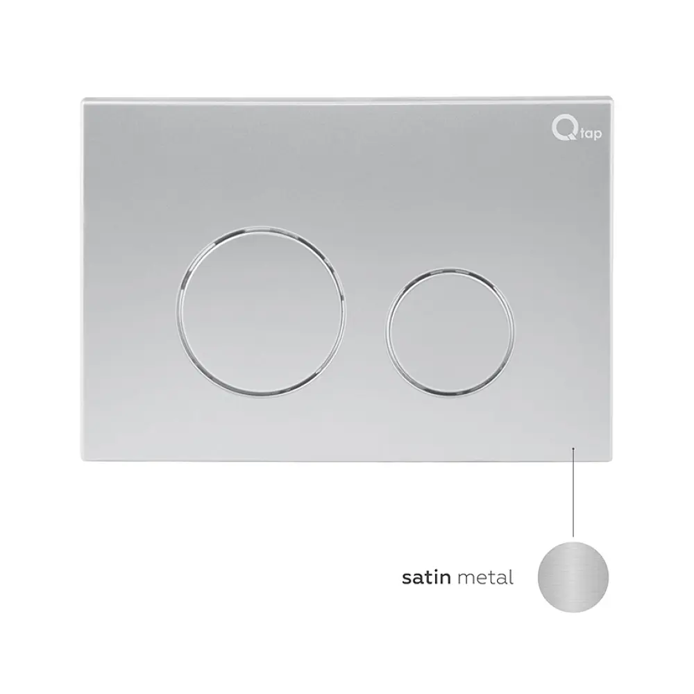 Клавіша змиву Qtap Nest QT0111M11111SAT, Хром матовый - фото 4