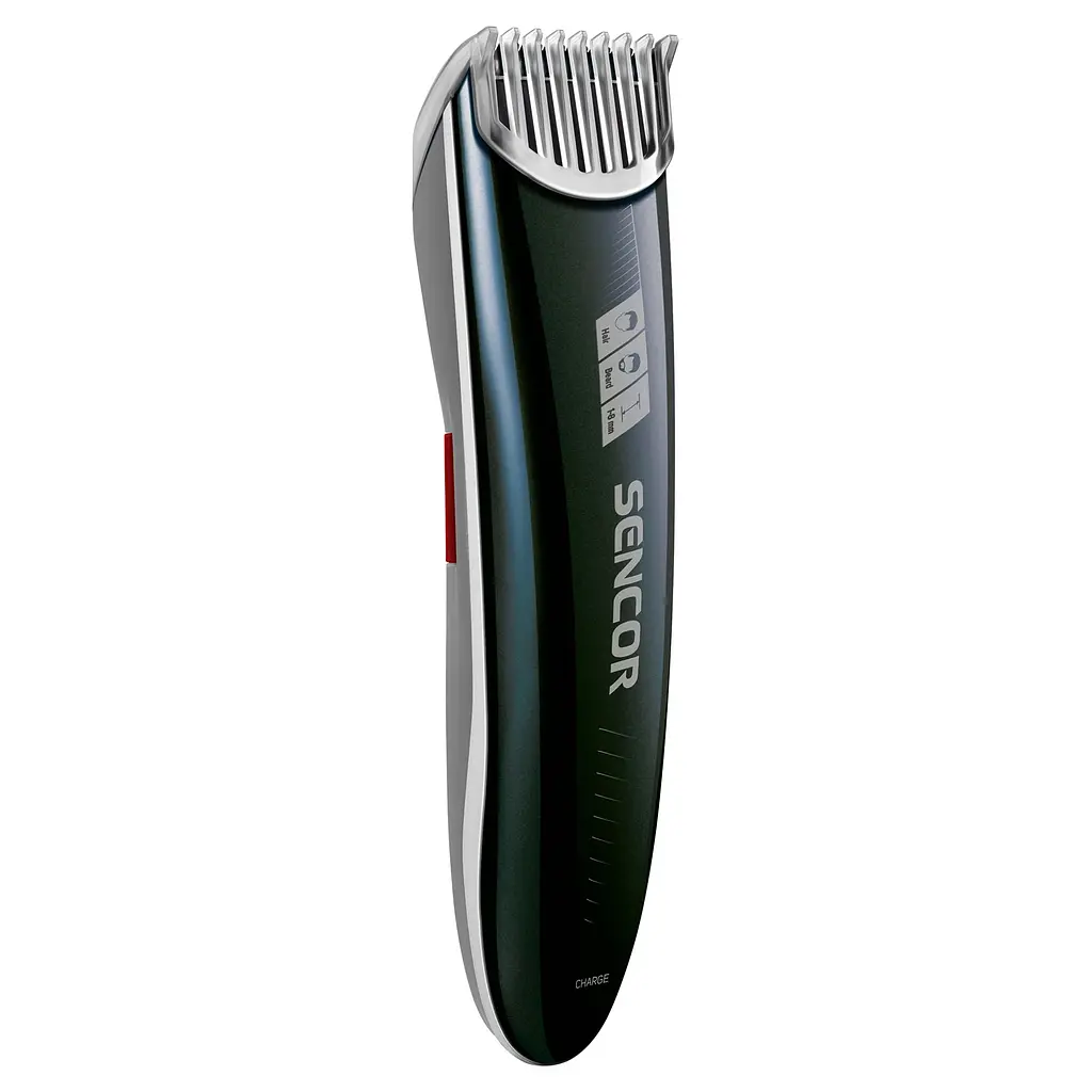 Машинка для стрижки Sencor SHP4302RD, Black, робота від мережа/акумулятор, 1 насадки, довжина стрижки 1-8 мм, щіточка для чищення, мастило - фото 2