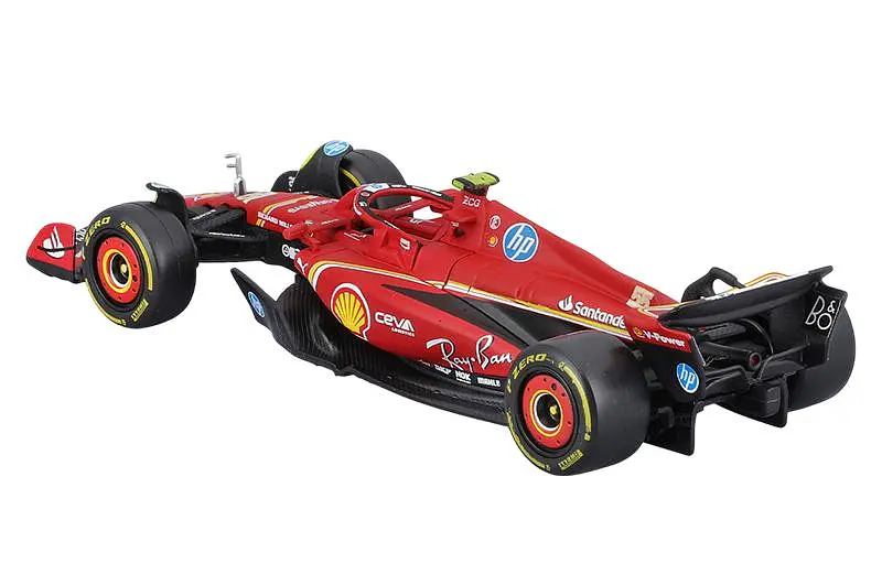 Іграшкова машинка гоночний болід Ferrari SF-24 1:43 Bburago 18-36844 - фото 4
