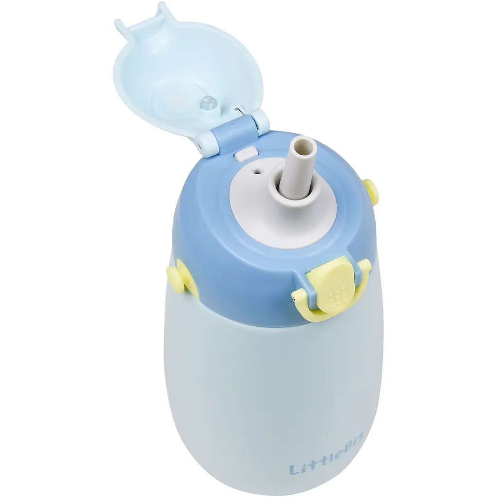 Термочашка для дітей UZspace Littlebig Rebel 350 мл блакитна (4020) - фото 4
