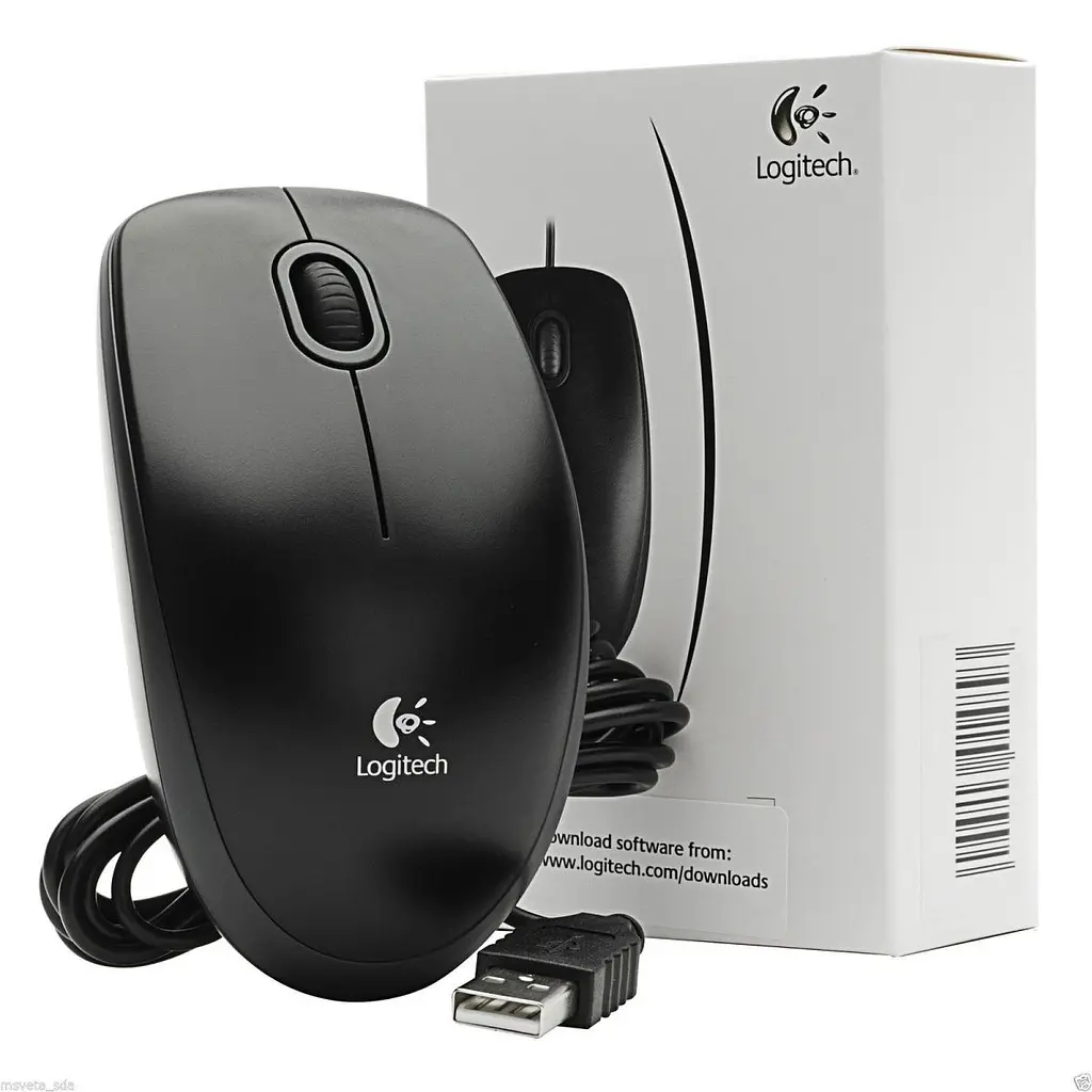 Миша Logitech B-100 Optical Mouse UA [27124] - фото 2