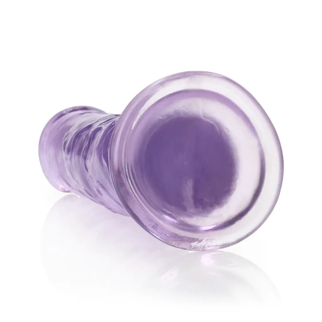 Фалоімітатор RealRock Crystal Clear, 25 см (фіолетовий) - фото 7