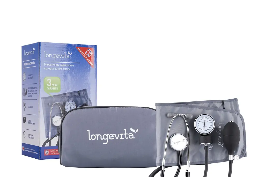 Тонометр механічний із стетоскопом Longevita LS-4 - фото 6