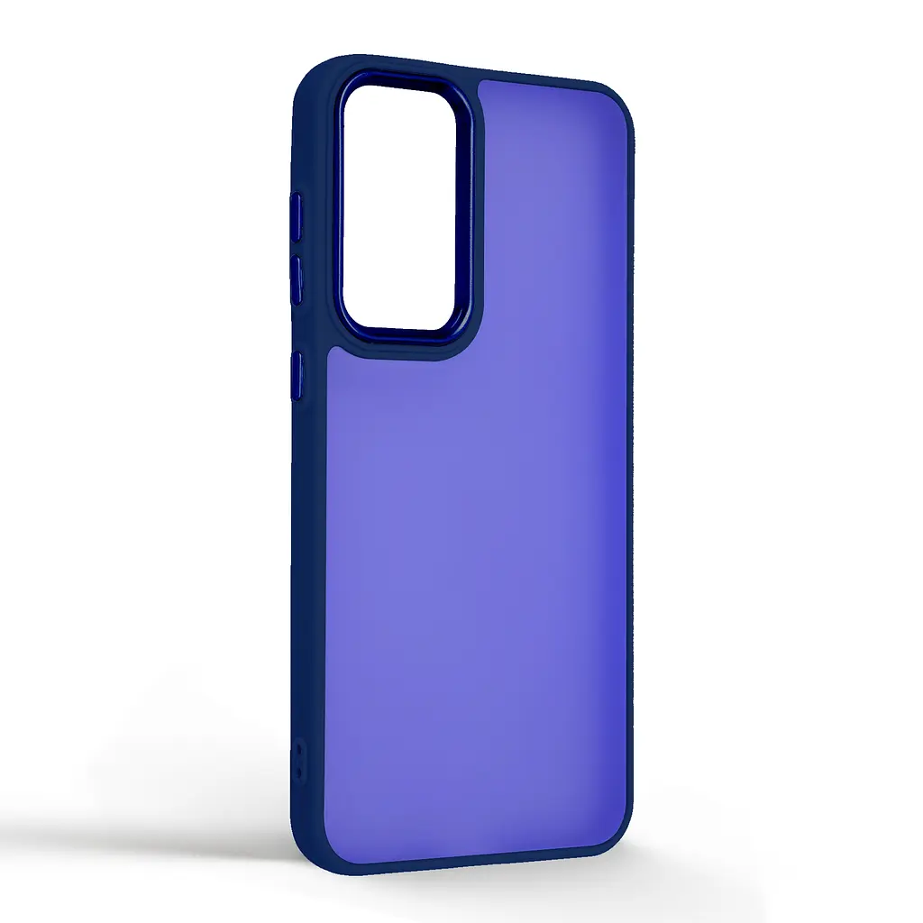 Противоударный чехол для Samsung Galaxy A36 5G, Frame, синий, панель-накладка, термополиуретан TPU + поликарбонат PC, защита всего корпуса, защита кнопок и камеры, устойчив к деформациям, ArmorStandart (ARM84811) - фото 2