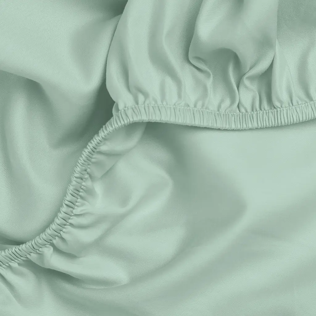Простирадло сатин на резинці для коляски та люльки Cosas Jade 40х80х5 см (56Satin_Jade_FittedStroller_40х80) - фото 2