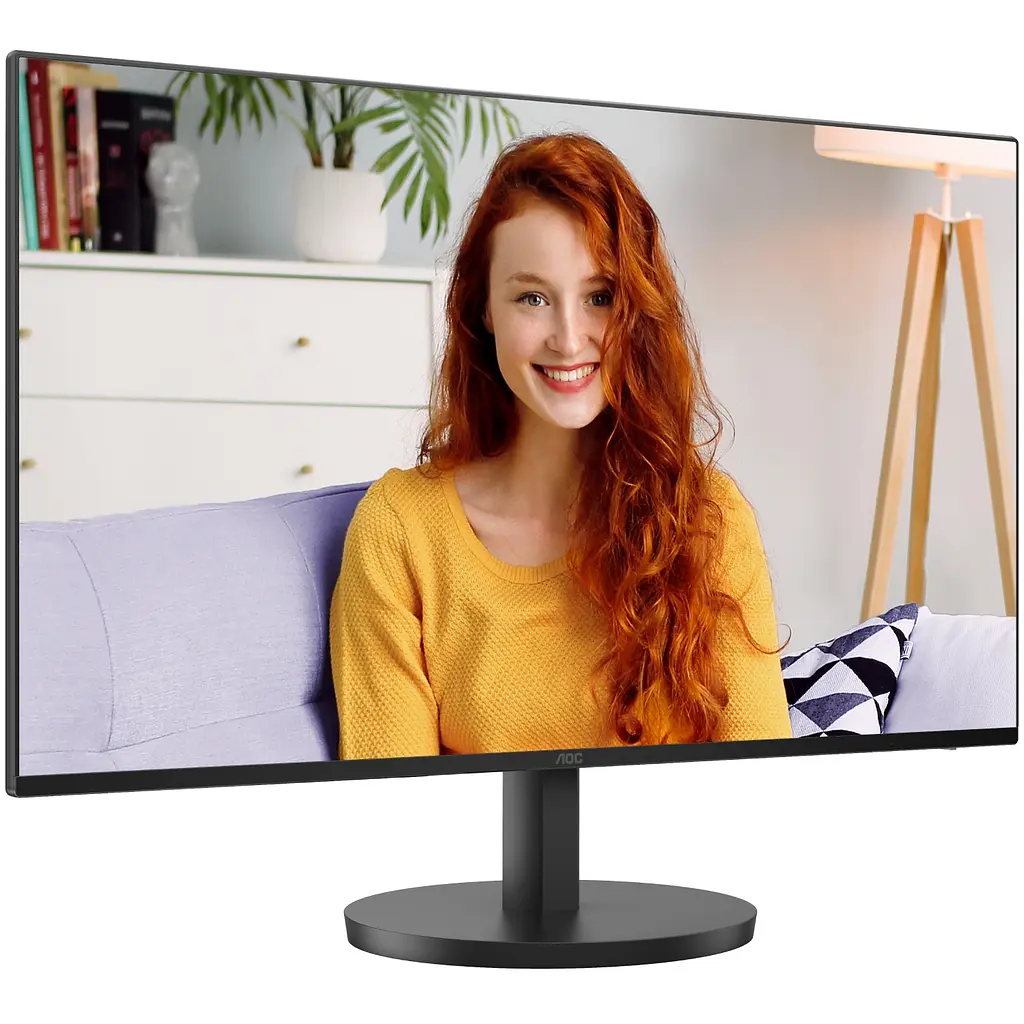 TFT 27" AOC 27B3HA2, IPS, 100Гц, VGA, HDMI, колонки, чорний - фото 2