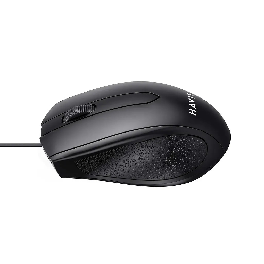 Дротова миша HAVIT MS80 USB Black HAVIT (28958-000) - фото 2