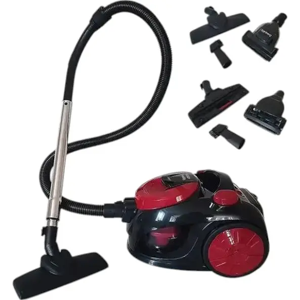 Циклонний пилосос Rainberg RB-653TB Хороший для дому з контейнером, турбощіткою колбовий без мішка - фото 2