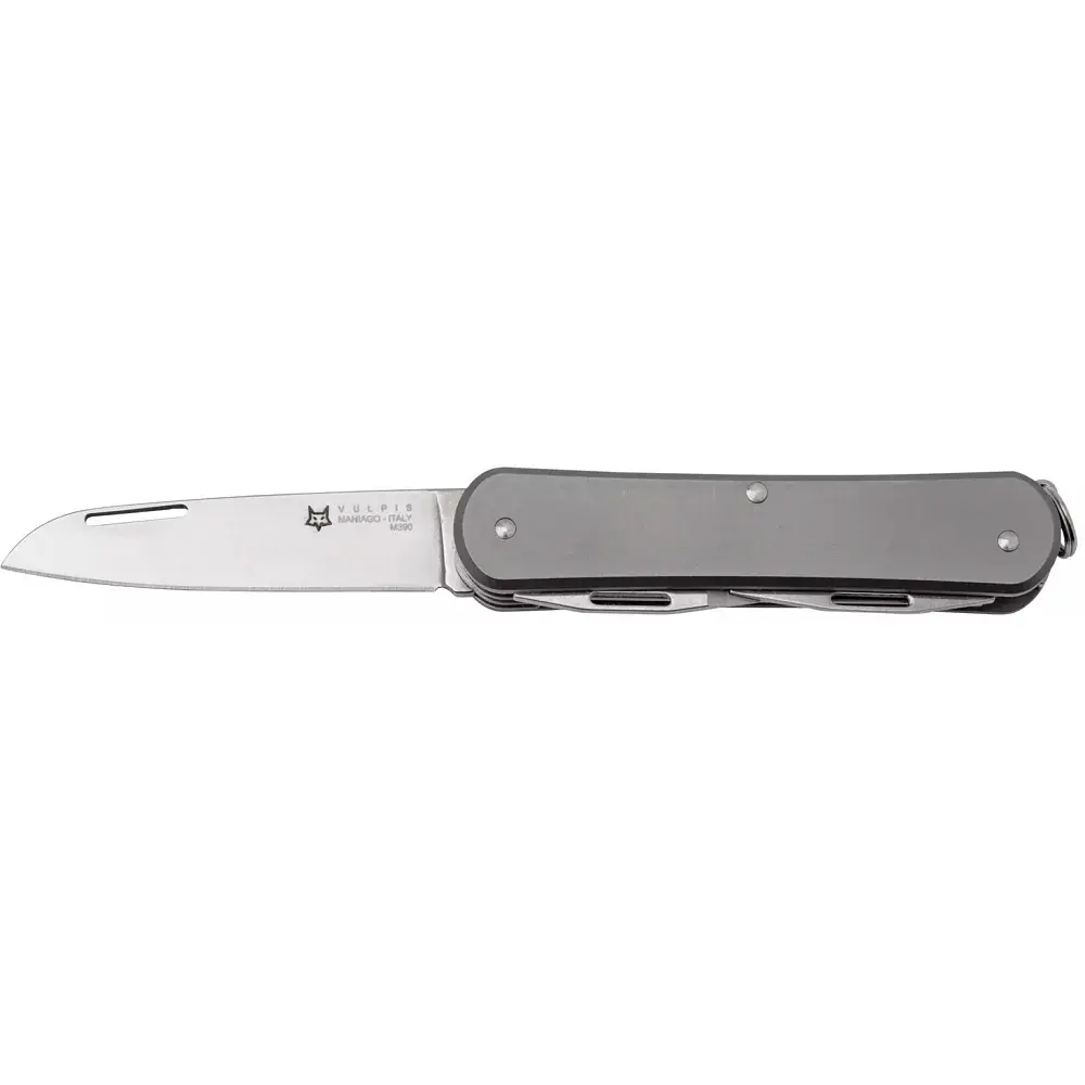 Ніж багатофункціональний Fox Vulpis Titanium Gray. 3 інструменти - фото 2