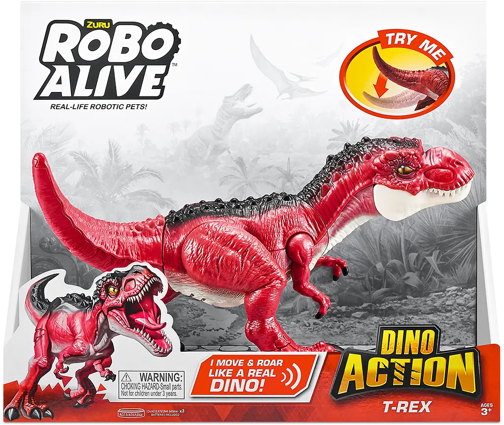 Інтерактивна іграшка Pets & Robo Alive Dino Action Тиранозавр (7171) - фото 4