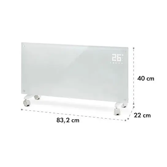 Конвекторный обогреватель Klarstein Bornholm Smart WiFi 2000 Вт белый (10034390) - фото 4