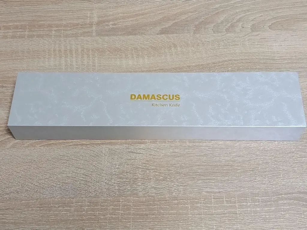 Ніж сантоку 20 см Damascus DK-OK 4004 AUS-10 Дамаська сталь 67 шарів - фото 8