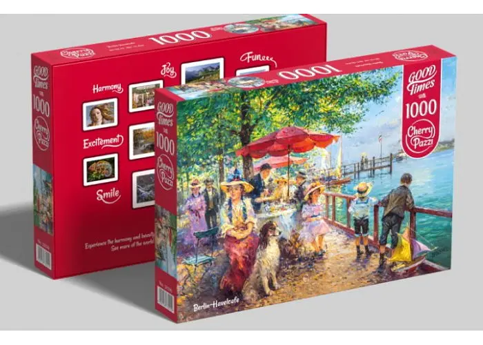 Пазл CherryPazzi Кафе Хавель Берлін Німеччина 1000 ел. (30219) - фото 3