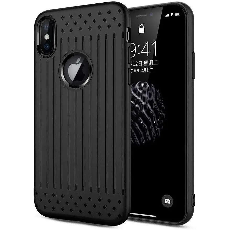 Чехол накладка Primo Shell TPU для Apple iPhone X / iPhone XS Black - фото 2