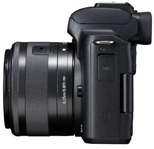 Беззеркальный фотоаппарат Canon EOS M50 Mark II black + EF-M 15-45 mm IS STM Value Up Kit (4728C056) - фото 4