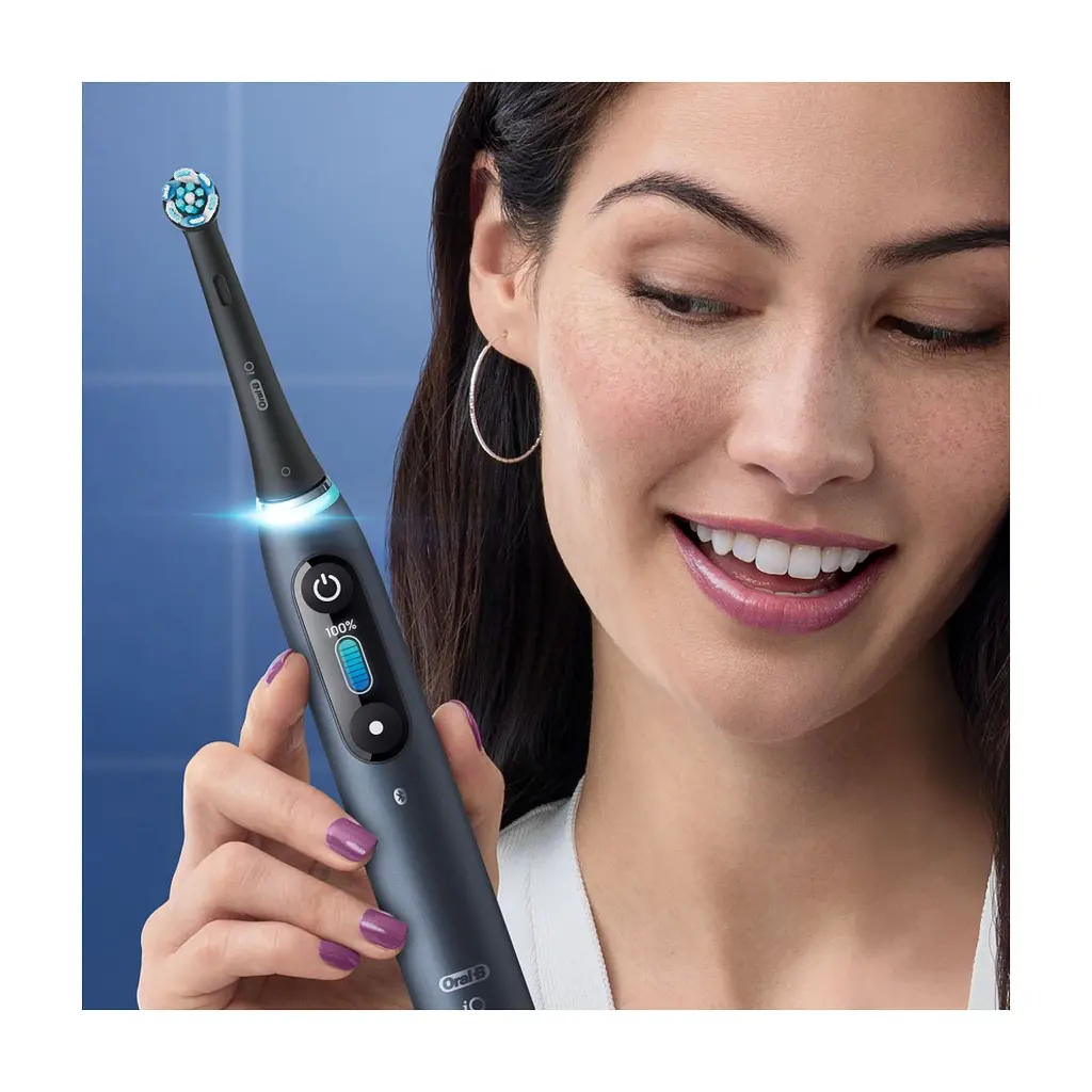 Електрична зубна щітка Oral-B Series 9 DUO iOM9d.2J2.2AD Рожева+Чорна (2) (4210201411574) - фото 2