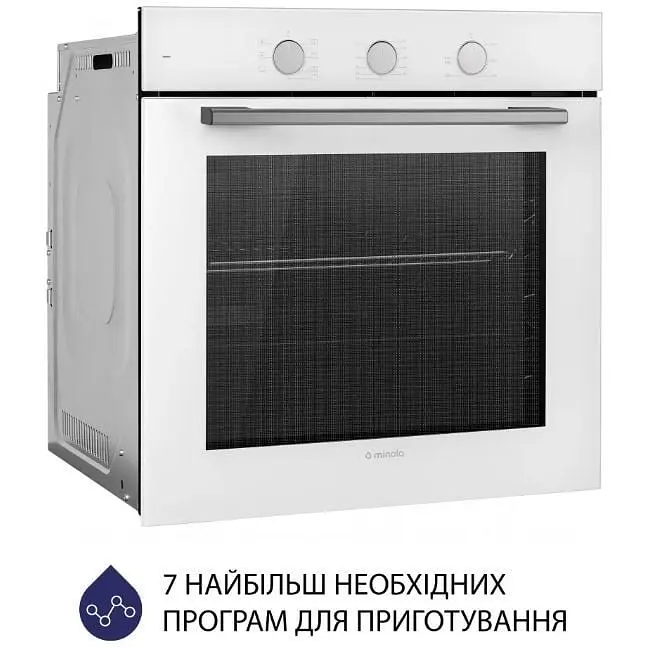 Духова шафа конвекція Minola EO 675 WH - фото 3