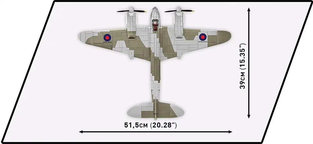 Конструктор COBI літак 1:32 DE HAVILLAND DH.98 MOSQUITO 5735 - фото 4