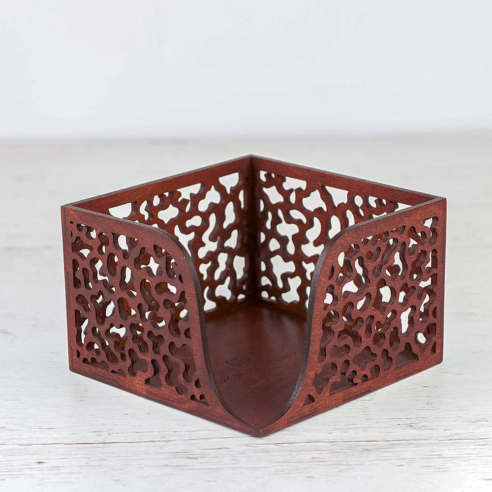 Дерев'яна серветниця VANZA BLOT mahogany - фото 8