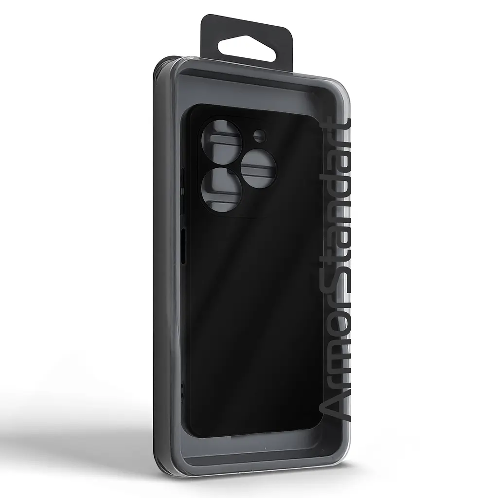 Чехол-накладка для смартфона TECNO Spark Go 2024 (BG6)/20C (BG7n) противоударный, силиконовый, термополиуретановый (ТПУ), с защитой камеры и корпуса, черный, защита всего корпуса, ArmorStandart (ARM73575) - фото 5