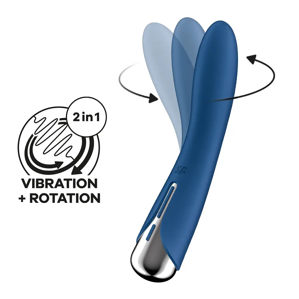 Вібратор для точки G з обертанням Satisfyer Spinning Vibe 1 Blue Satisfyer IG048703; SX0559 99335 - фото 7