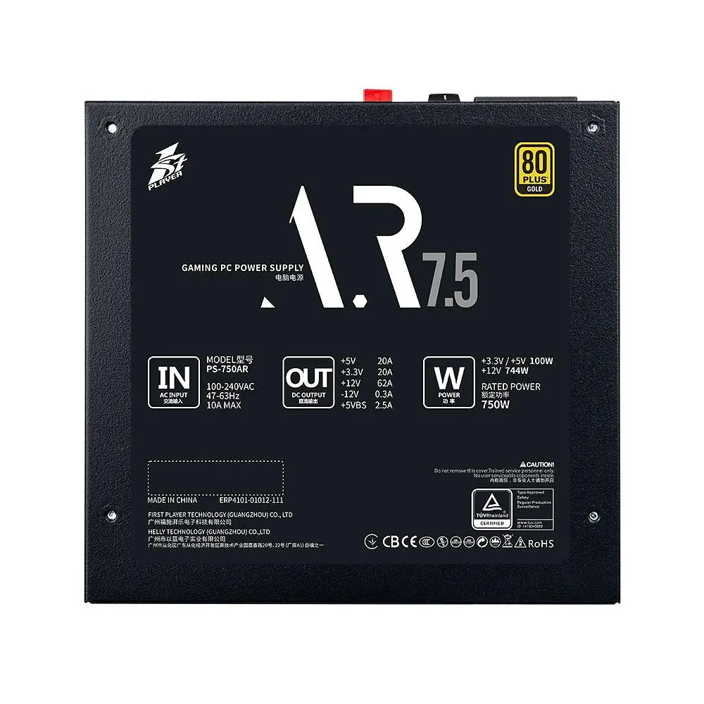 Блок живлення 1stPlayer PS-750AR 750W 80+ Gold (AR-GLD-750-BK-EU) Black - фото 8